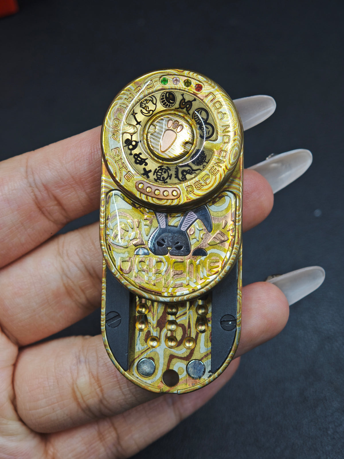MIX Mokume Etched Resin-Sealed Polished Limited 50