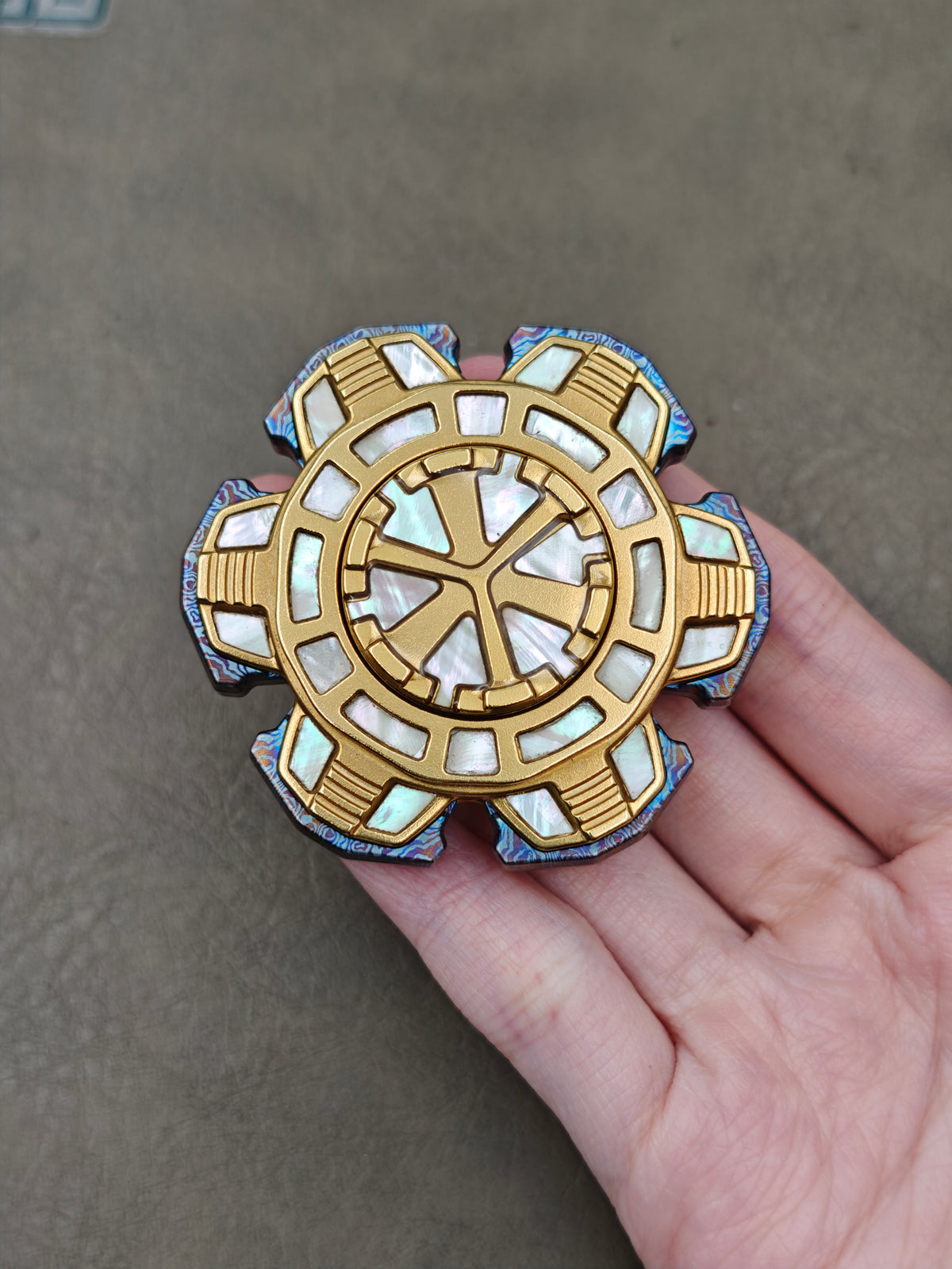 Detonator Bearing Cap Stainless Steel Gold Plated Color-Anodized Engraved
