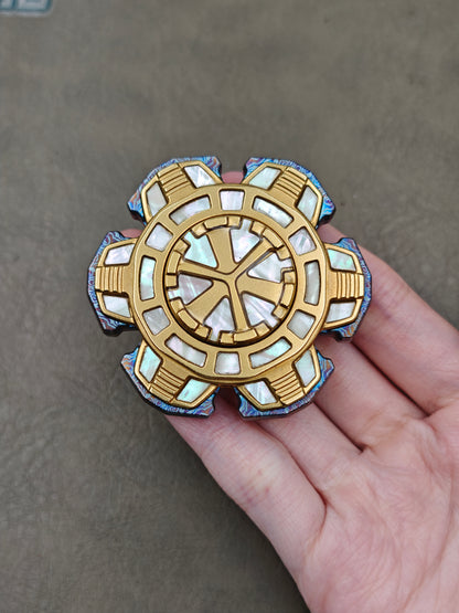 Detonator Bearing Cap Stainless Steel Gold Plated Color-Anodized Engraved