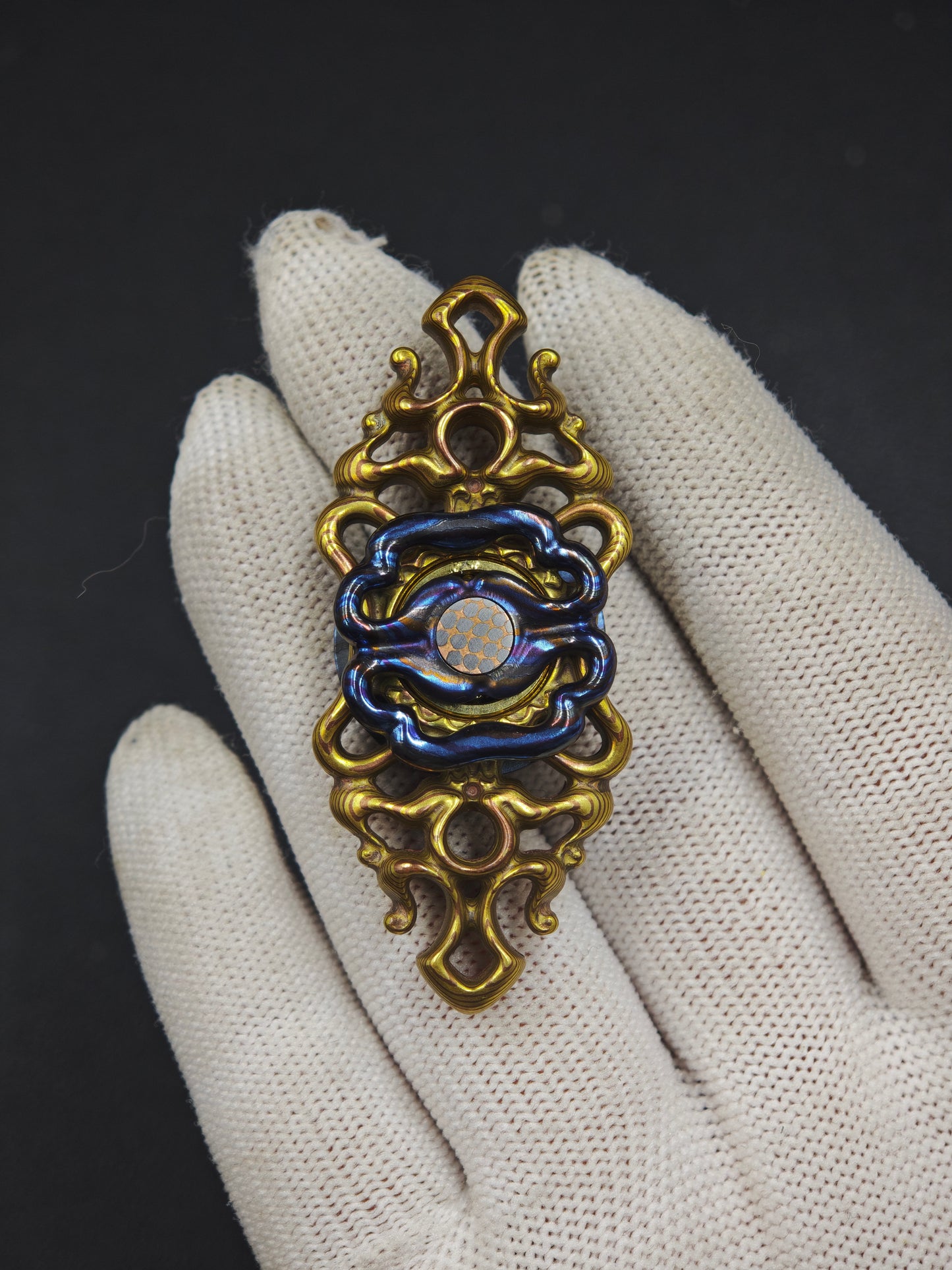 Flowing Cloud Zircuti Superconductor Mokume