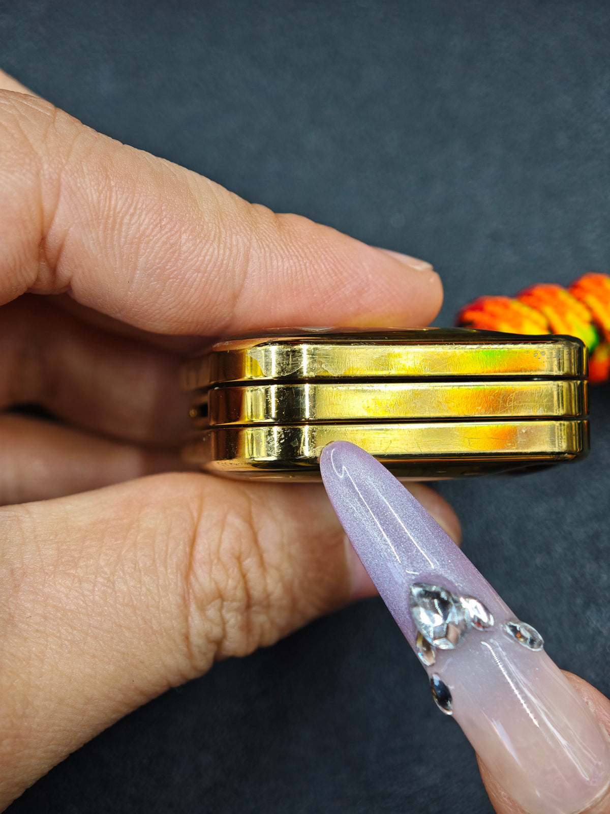 SNAP Zirconium Gold Plated Resin-Sealed
