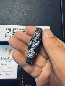 Ridge Stainless Steel Machine Finished Engraved