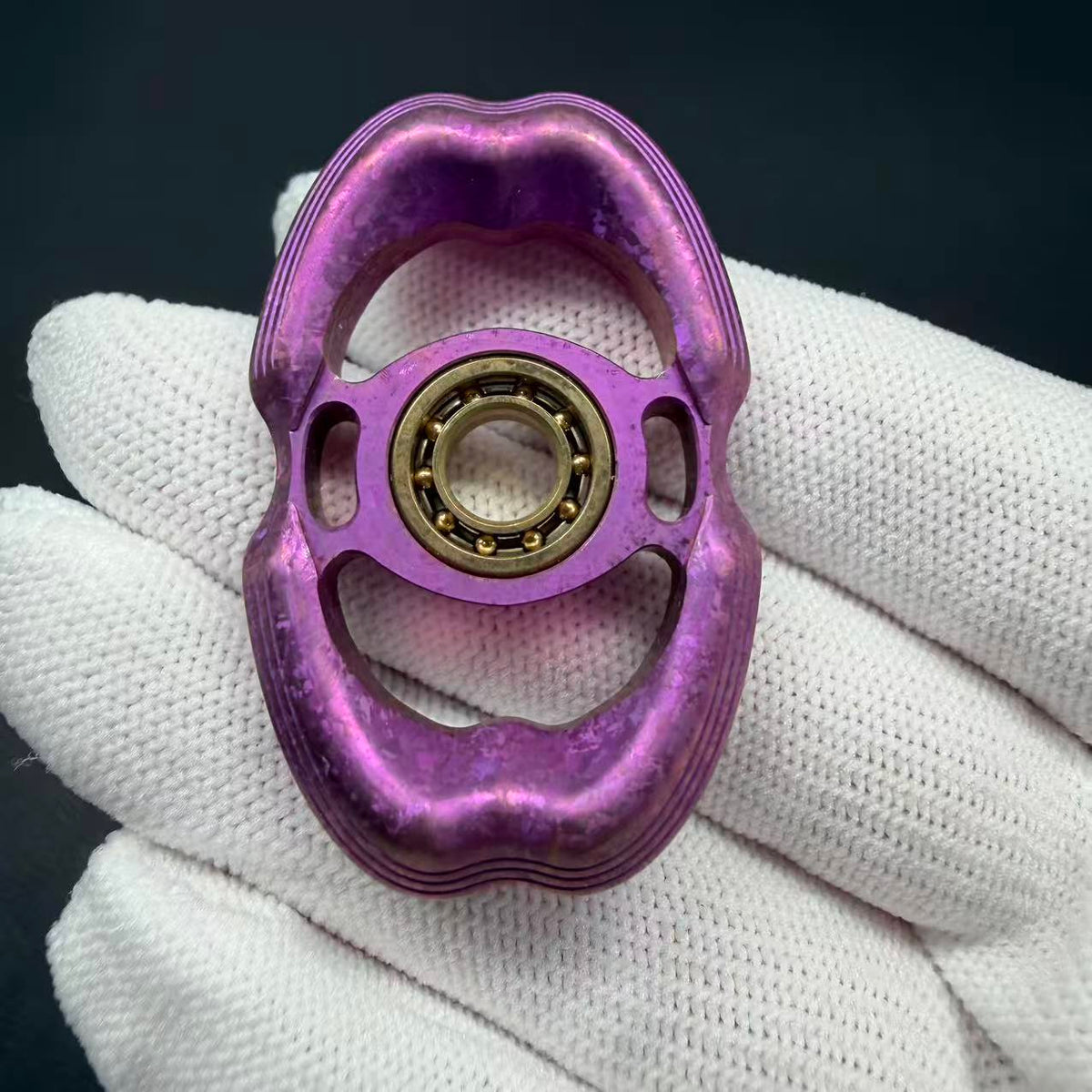 Obsidian Crystalized Crystallized Titanium Color-Anodized