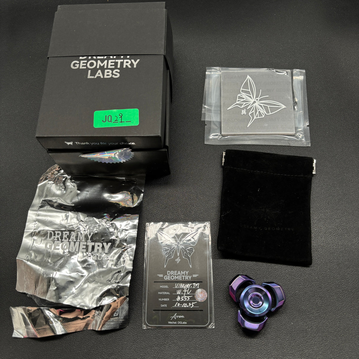 Whisper Duo Tungsten Color-Anodized