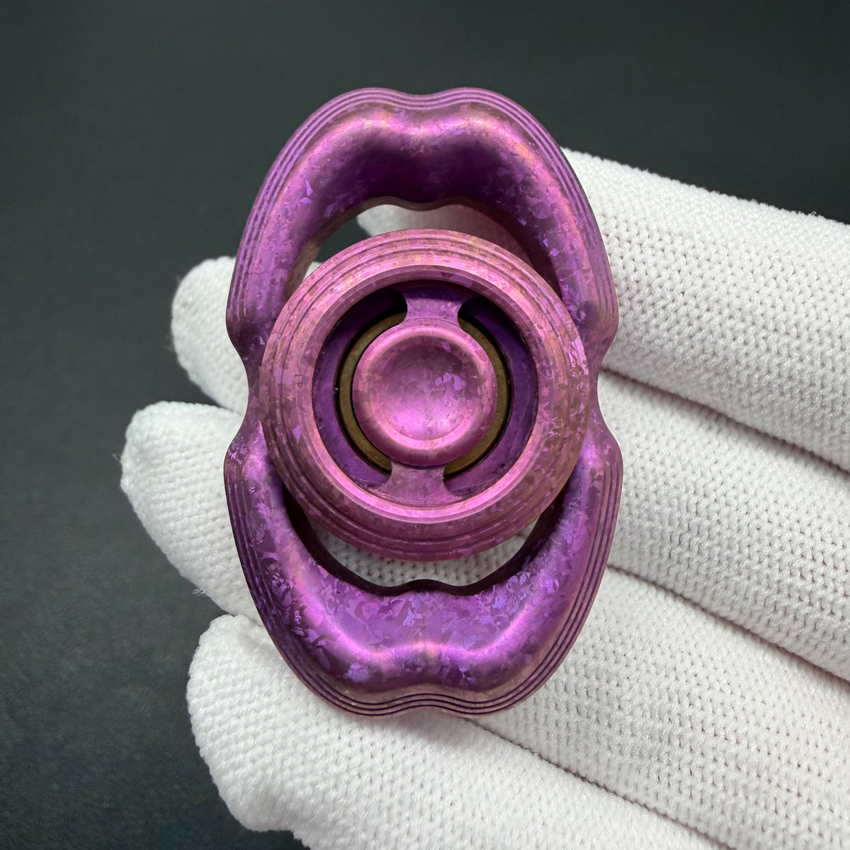 Obsidian Crystalized Crystallized Titanium Color-Anodized