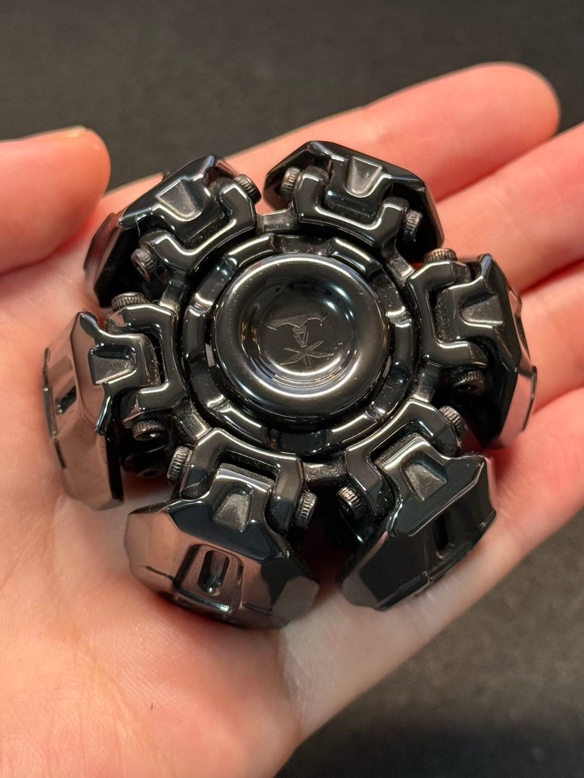 Ancient Iron Shell Opening Zirconium Polished