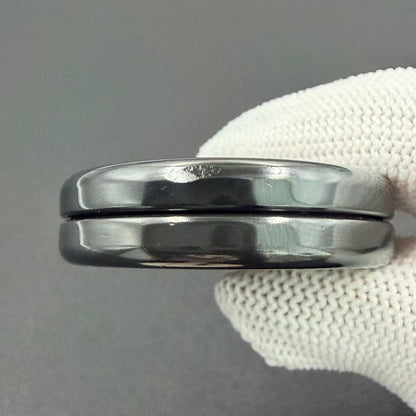 Devil Milk Cap Zirconium Engraved Polished
