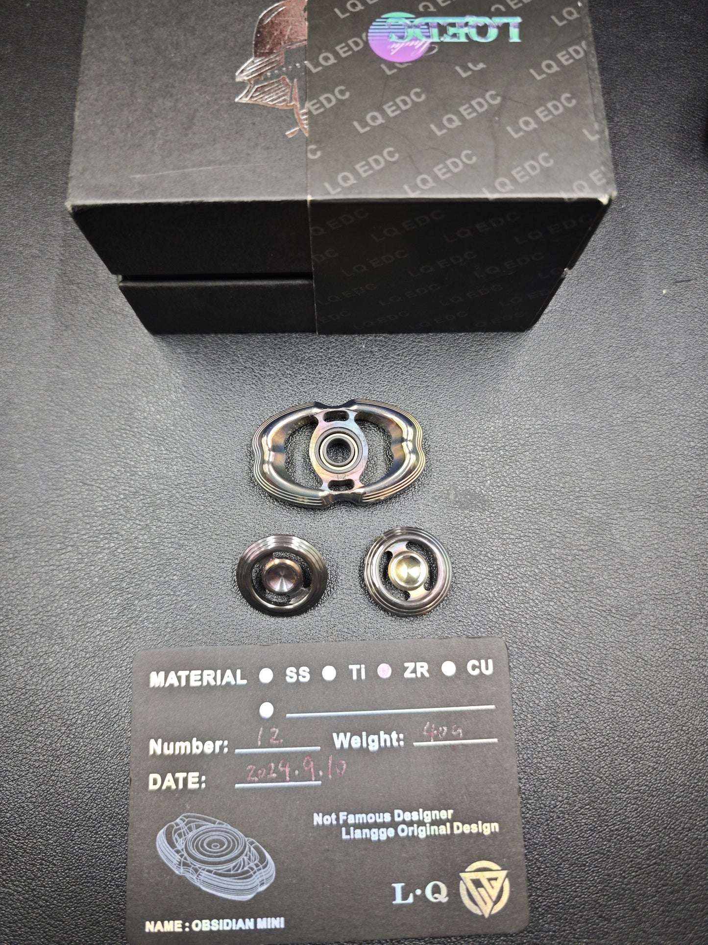 Obsidian Crystalized Zirconium