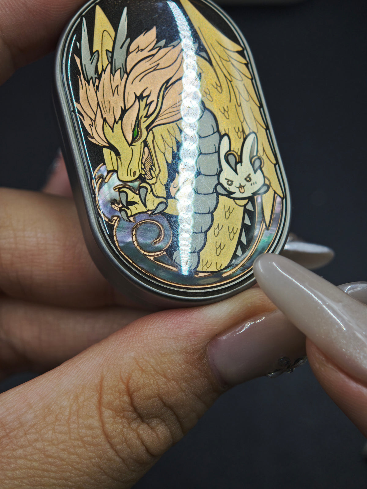 Couture Dragon Rhythm Titanium Resin-Sealed