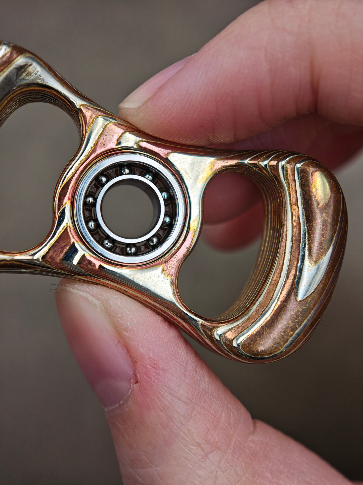 Two-Leaf Horizon Mokume