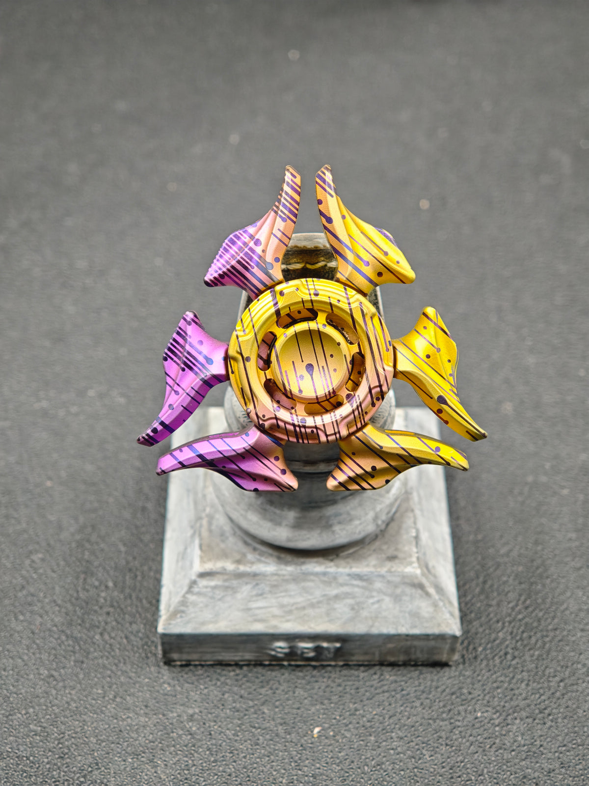 Sandblasted Medusa 2.0 Titanium Color-Anodized