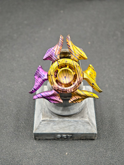 Sandblasted Medusa 2.0 Titanium Color-Anodized
