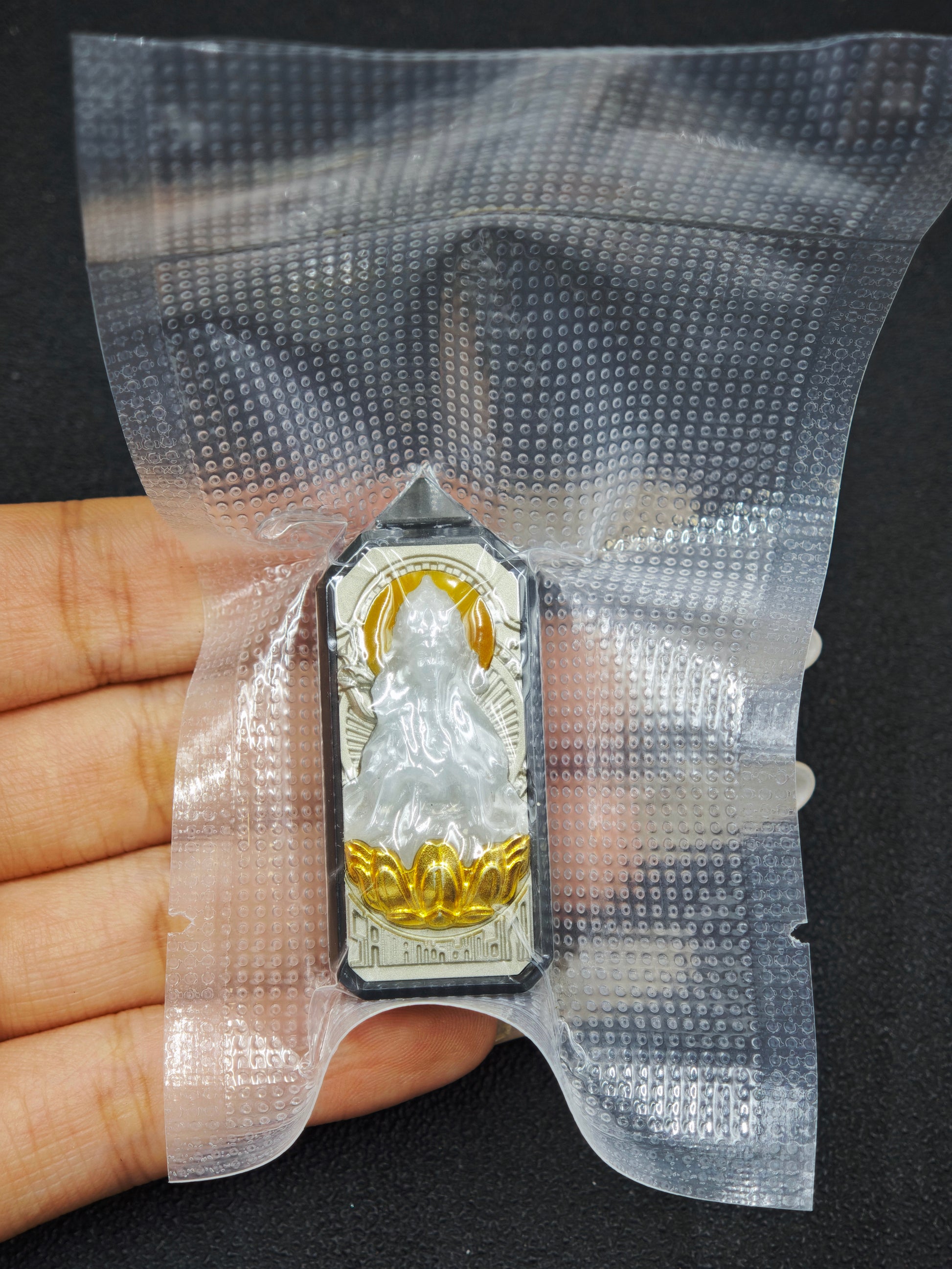 YOLO STUDIO Guardian Buddha Zirconium Engraved