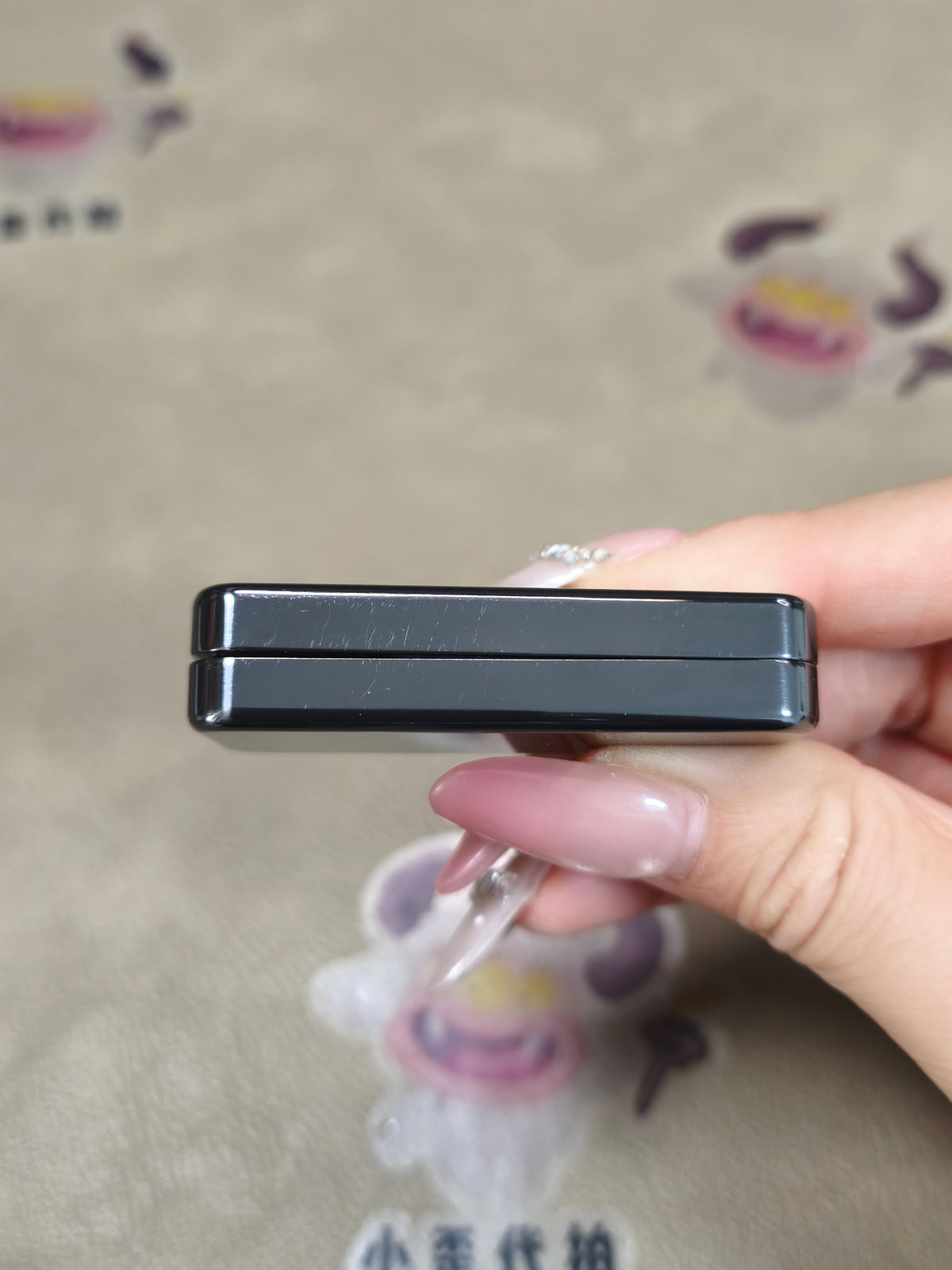 Brocade & Azure Paperweight Zirconium Polished