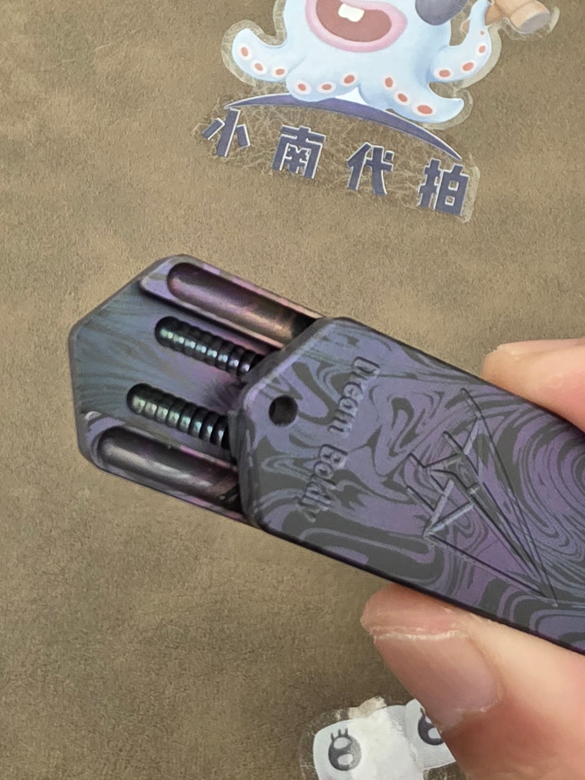Plane Zirconium Engraved