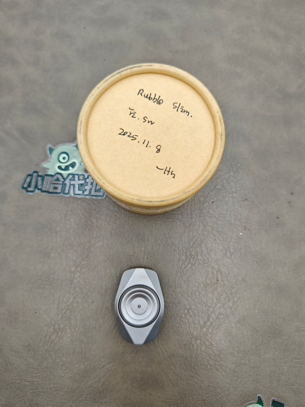 Rubble Slim Titanium Stonewashed