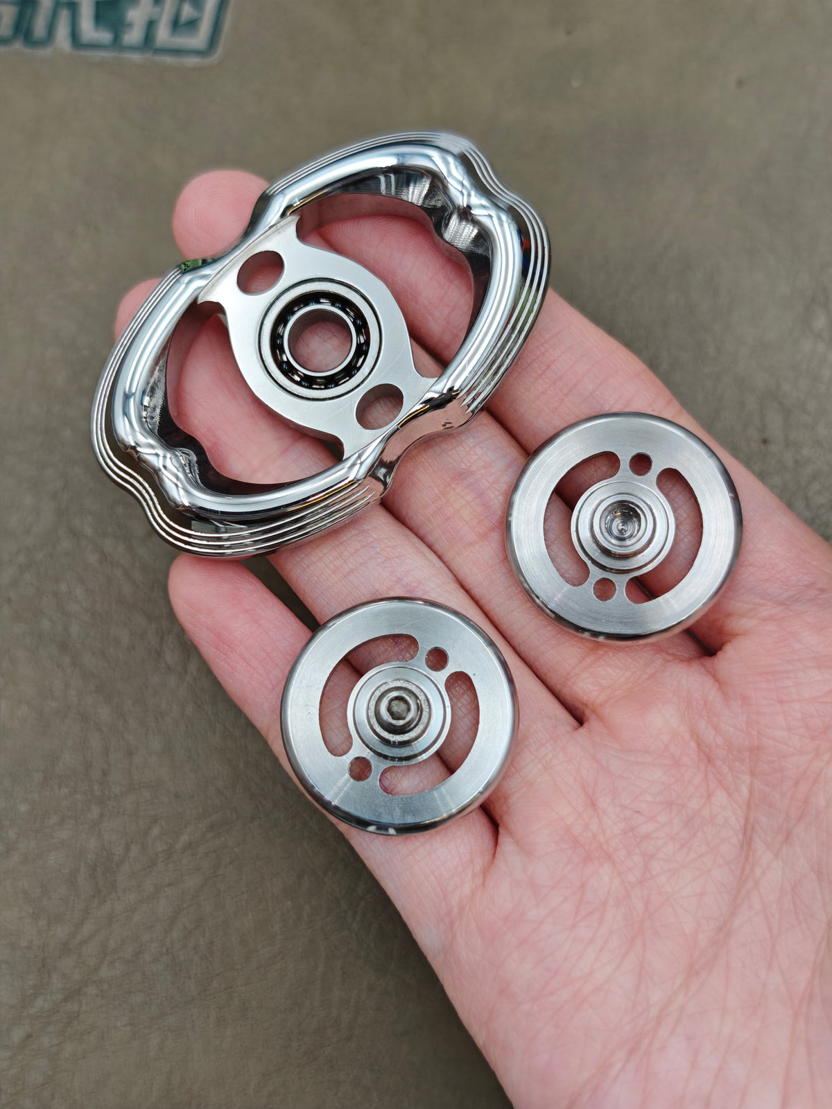 Obsidian Crystalized Stainless Steel Polished