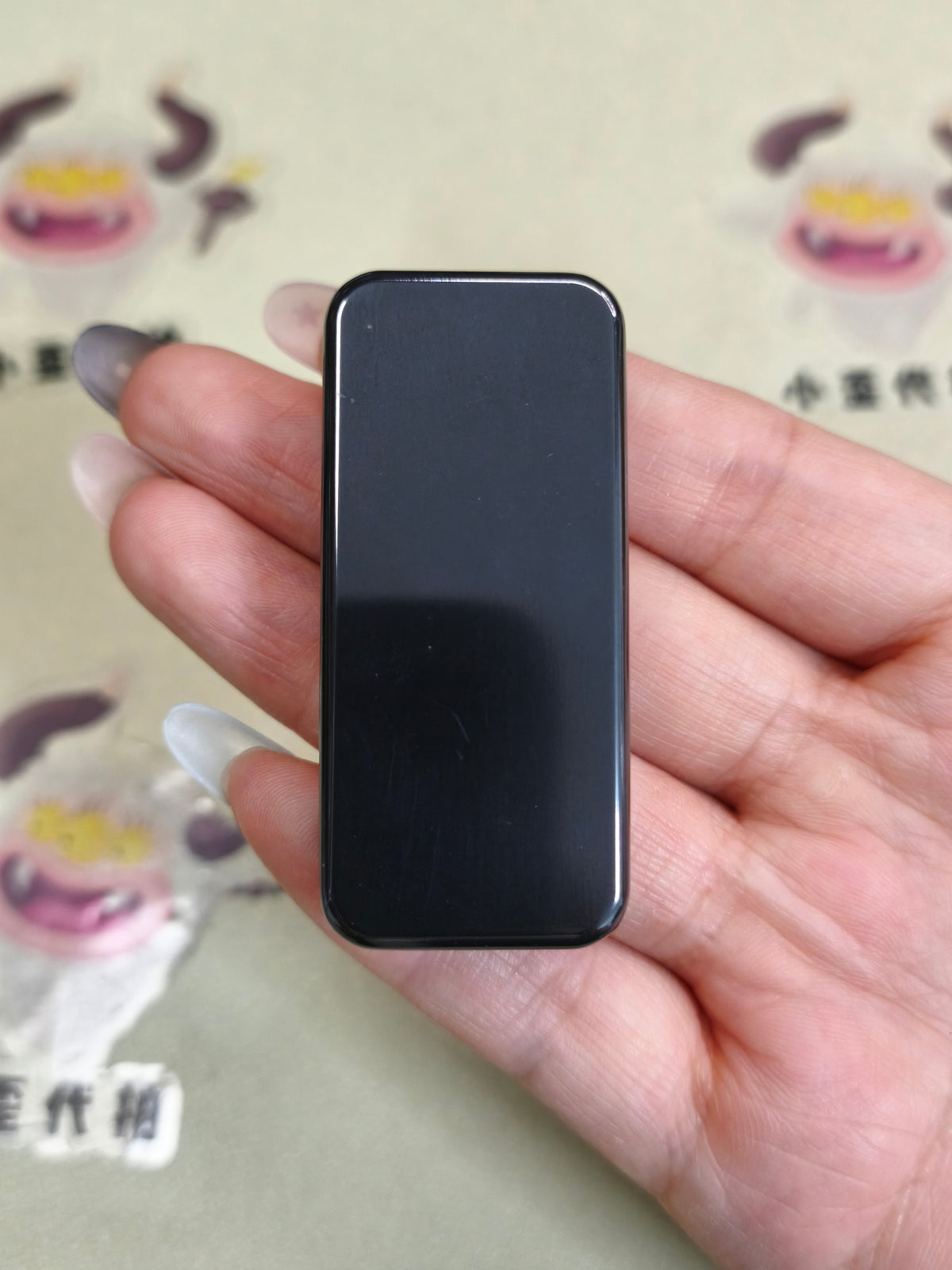 Brocade & Azure Paperweight Zirconium Polished