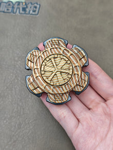 Triple Leaf Ignition Shell Opening Mokume