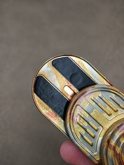 Rhythm Mokume Etched Resin-Sealed