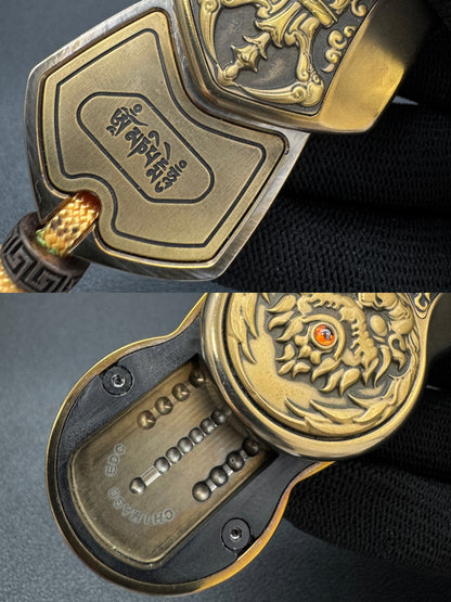 Demon Subduing Toga Tangcao Pattern Titanium