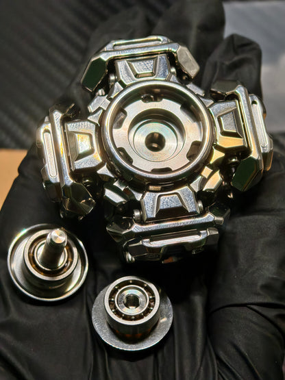 Ancient Iron Shell Opening Titanium Polished