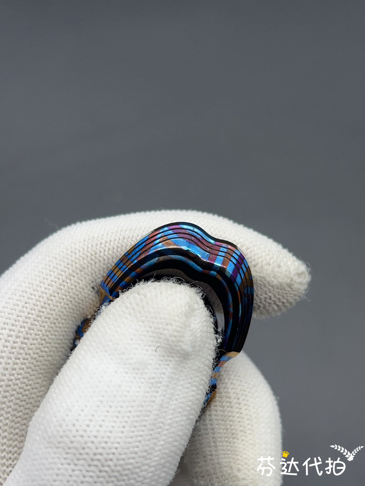 Obsidian Crystalized MINI Titanium Zircuti Mokuti