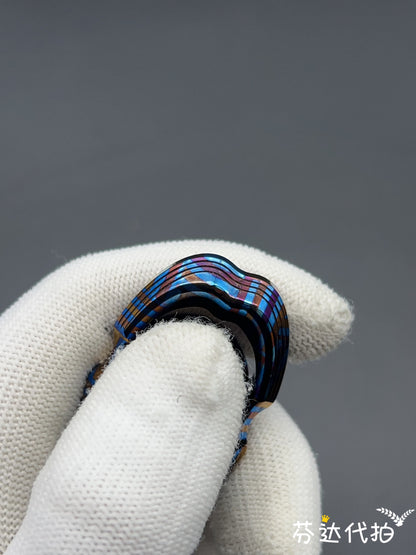 Obsidian Crystalized MINI Titanium Zircuti Mokuti