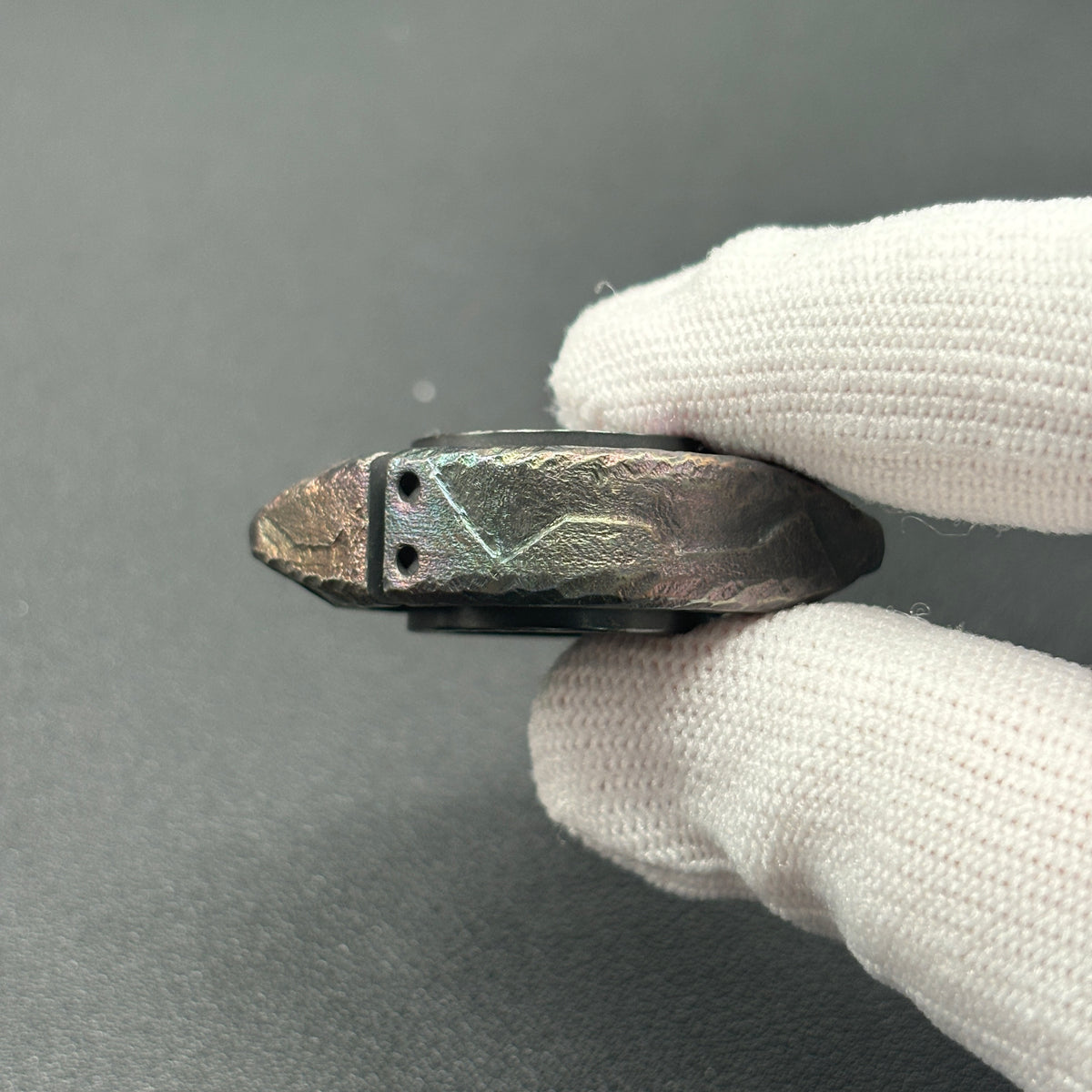 BIT 04 Zirconium Stone Textured Engraved