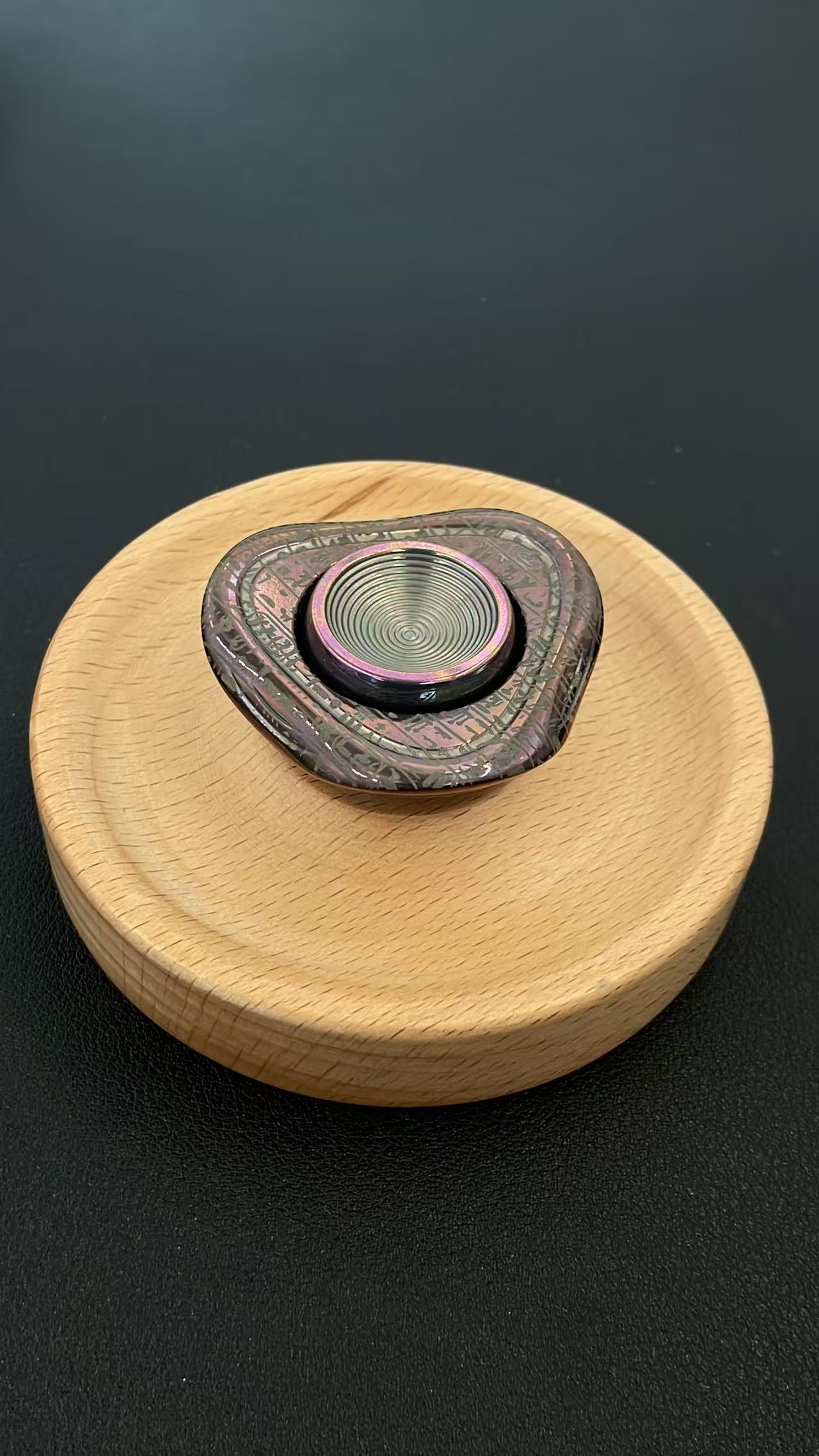 Zeppelin Zirconium Anodized Engraved Polished