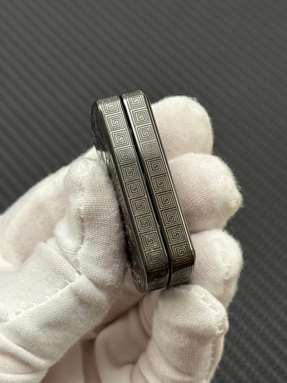 Root Three Zirconium Engraved Polished Limited Edition