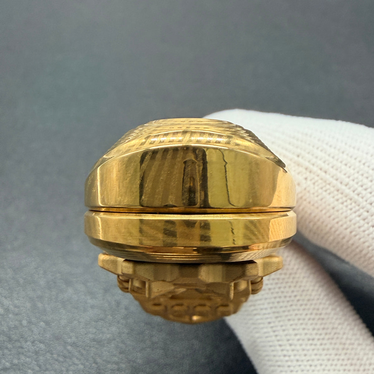 Popping Damasteel Gold Plated