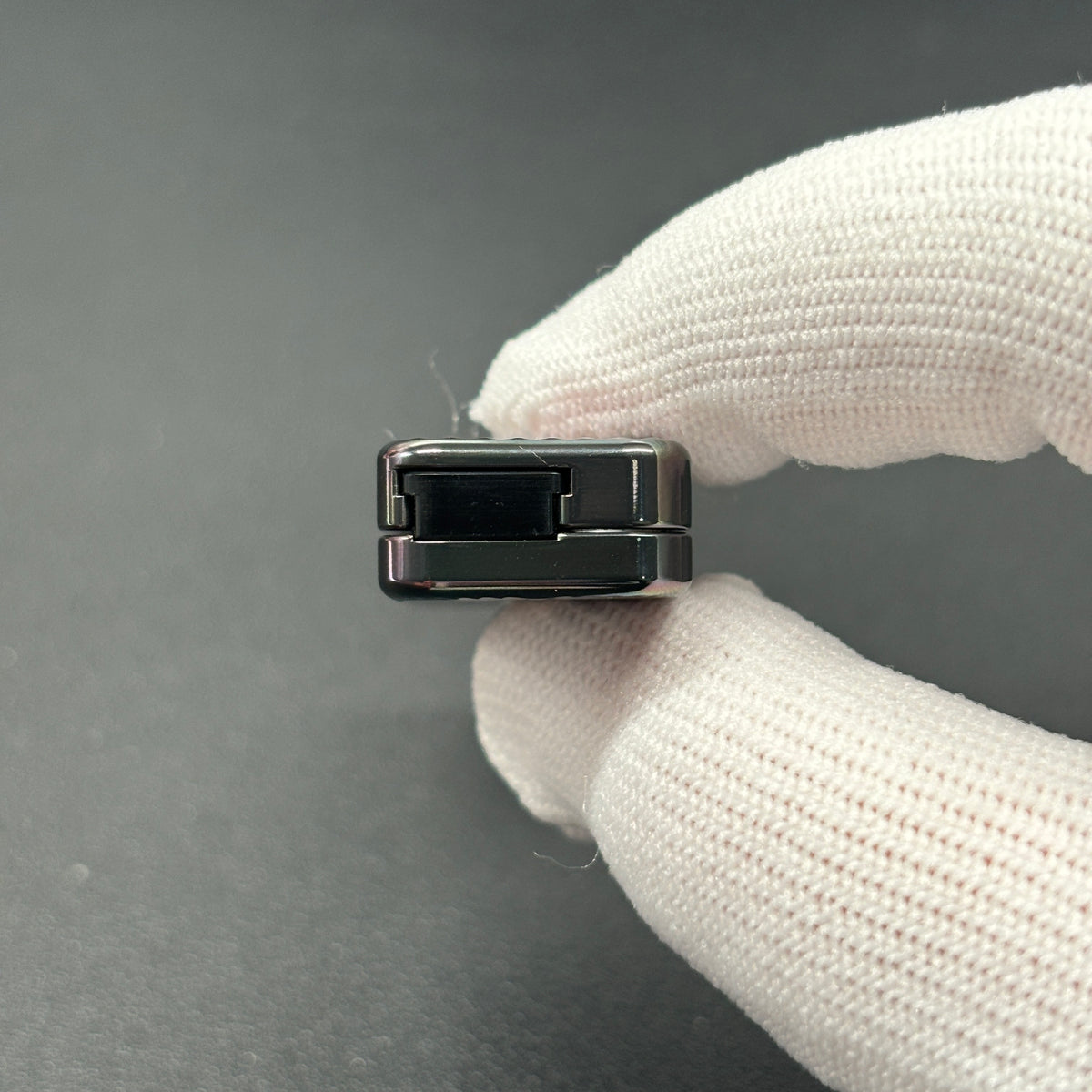 Tita Zirconium Color-Anodized Engraved Polished