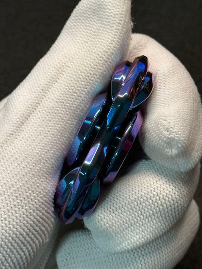 Feather Spirit Two Blade Zirconium