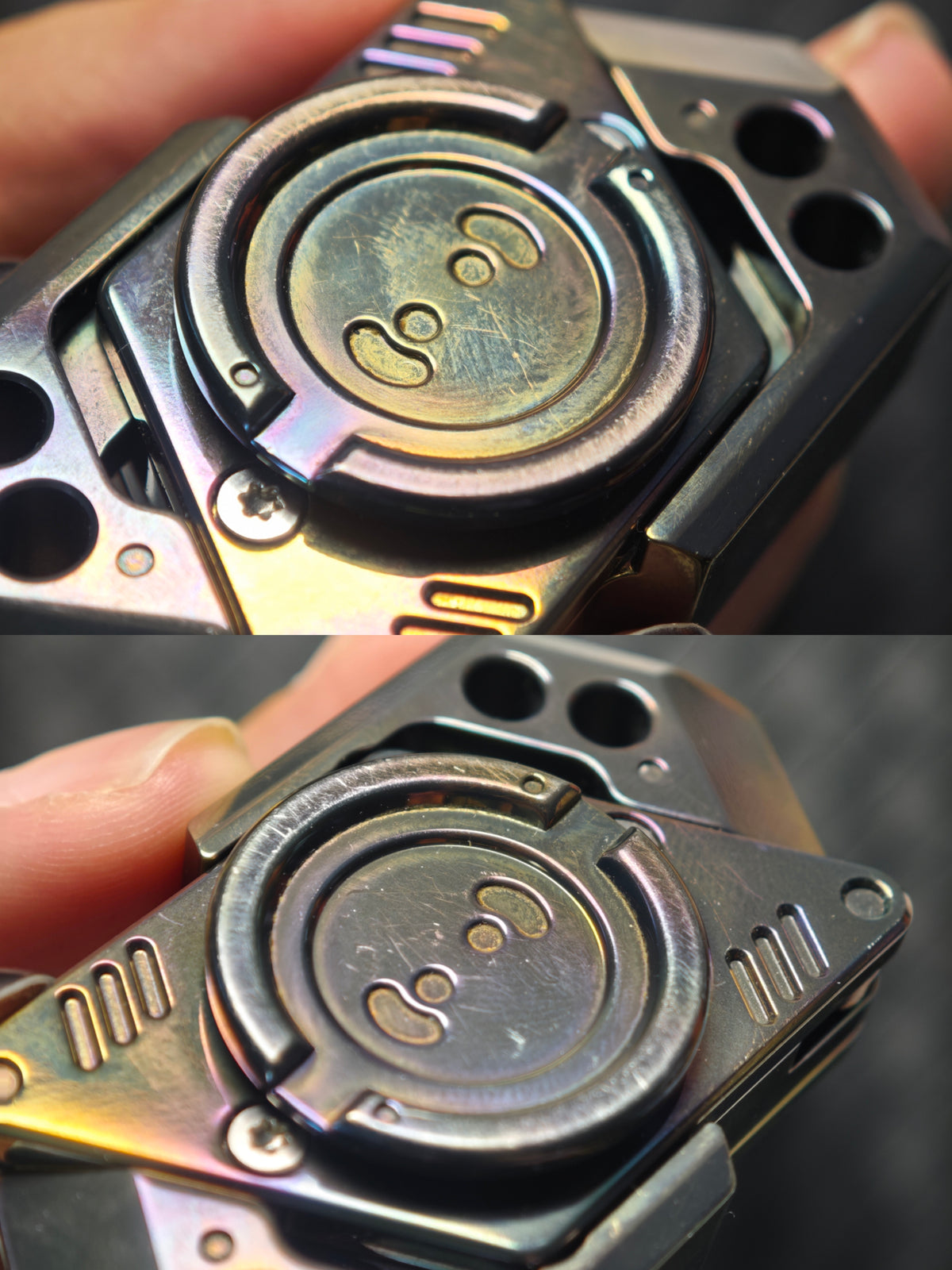 Jingzhe Zirconium Color-Anodized Polished