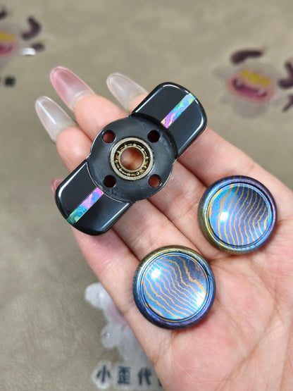 Floating Shadow Max Zirconium Engraved Polished