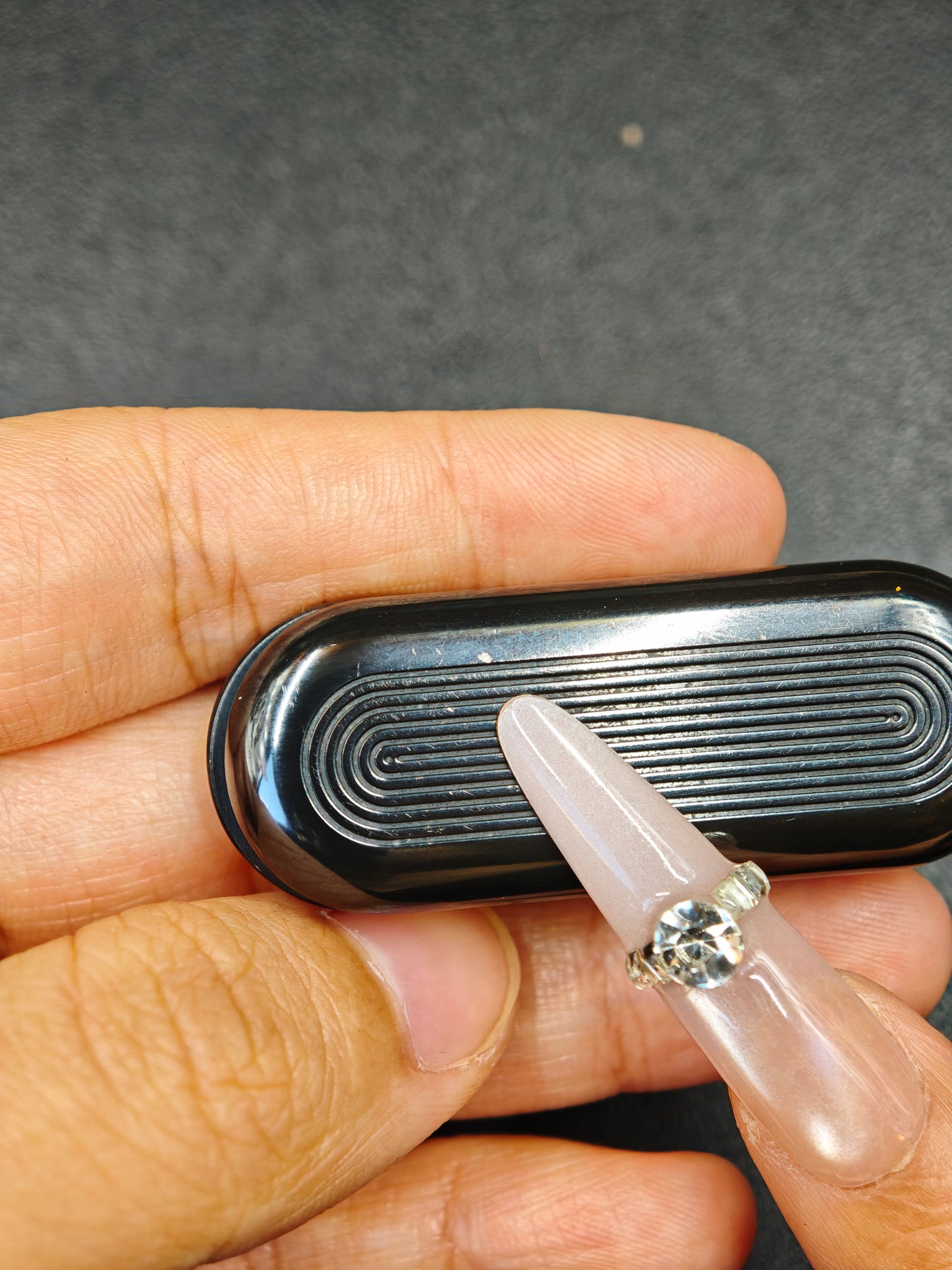 Floating Cloud Zirconium Color-Anodized Polished