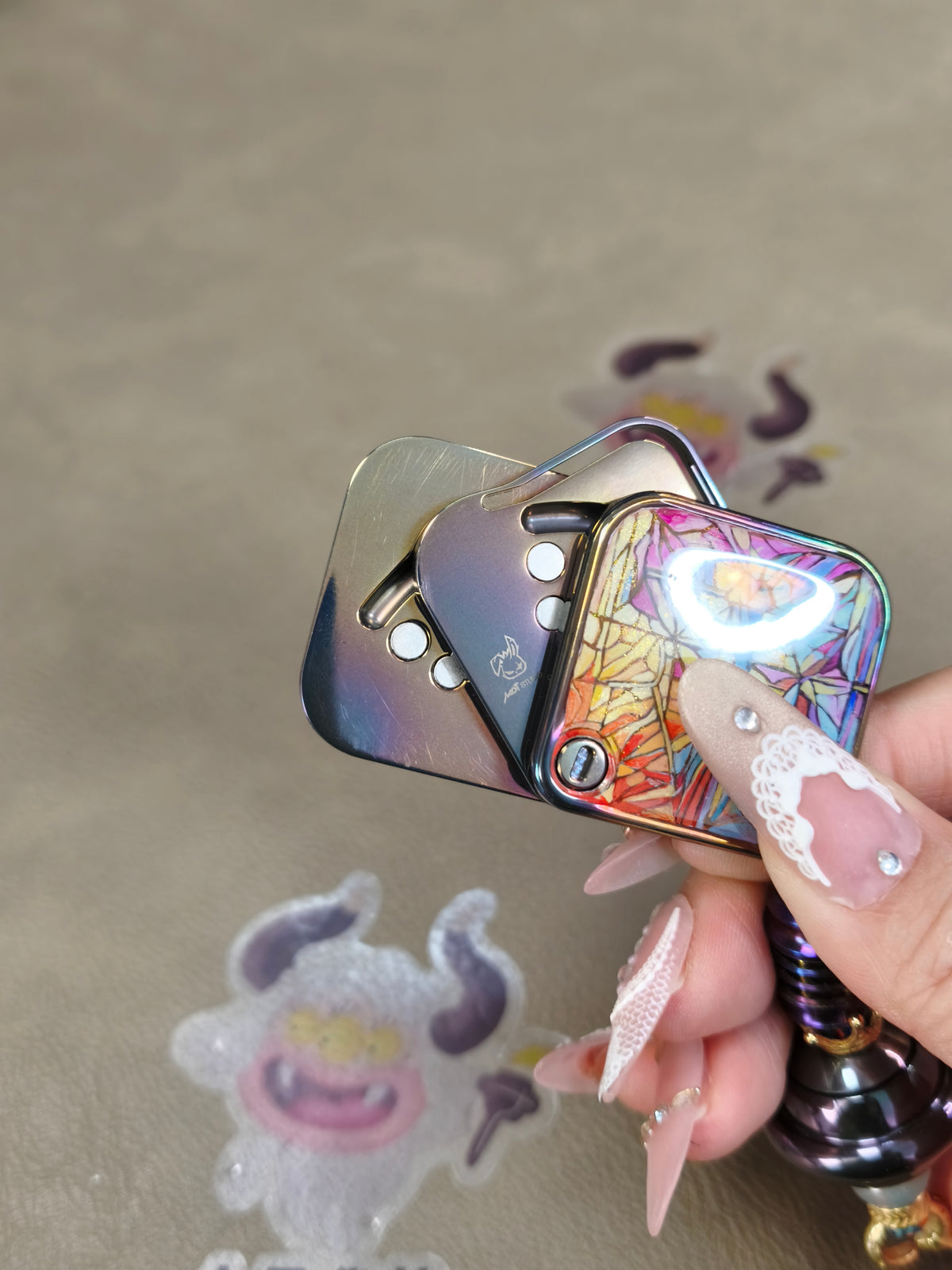 VIP Snap Zirconium Resin-Sealed Oil Slick