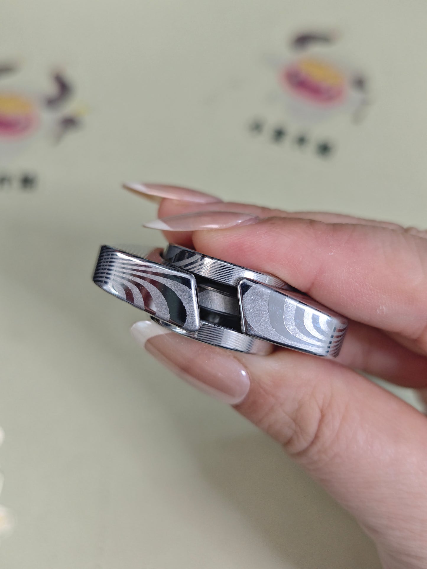 Premium Exquisite Cloud Damasteel