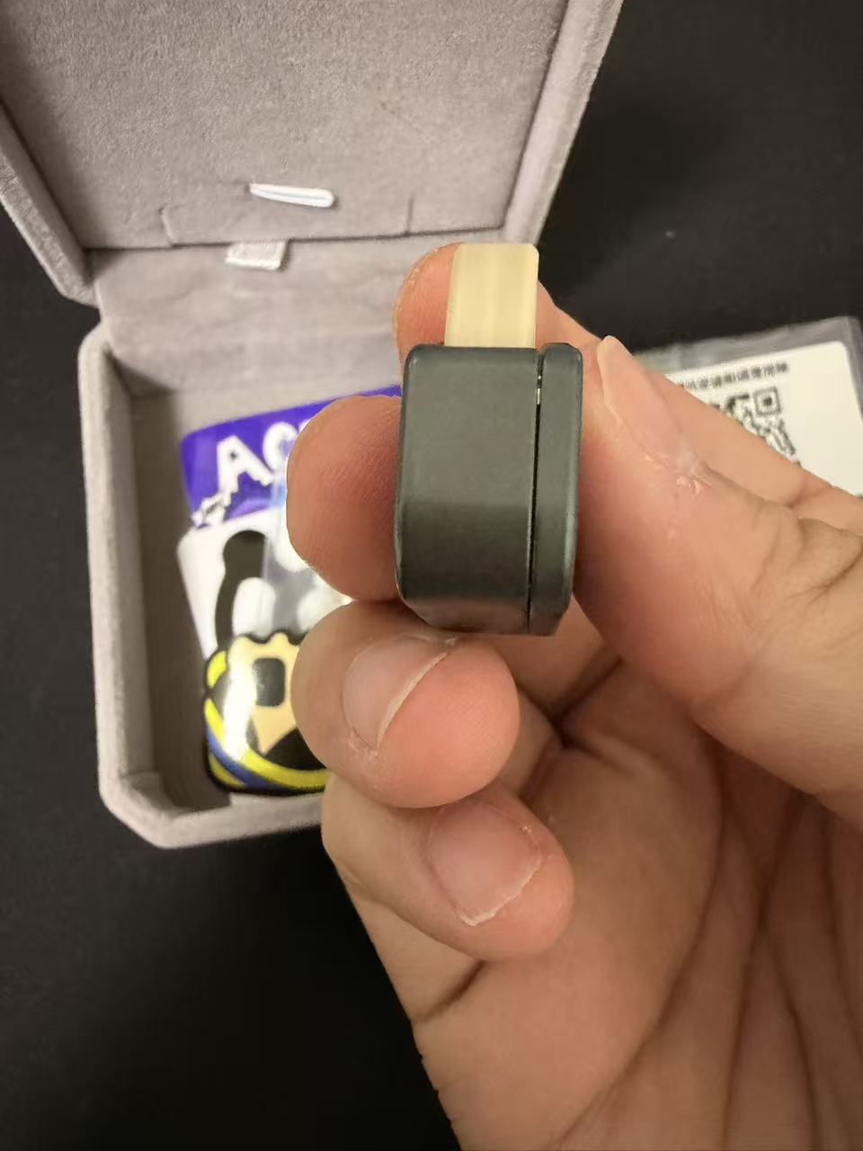 Demon Ji Emoji Pendant PEEK Zirconium