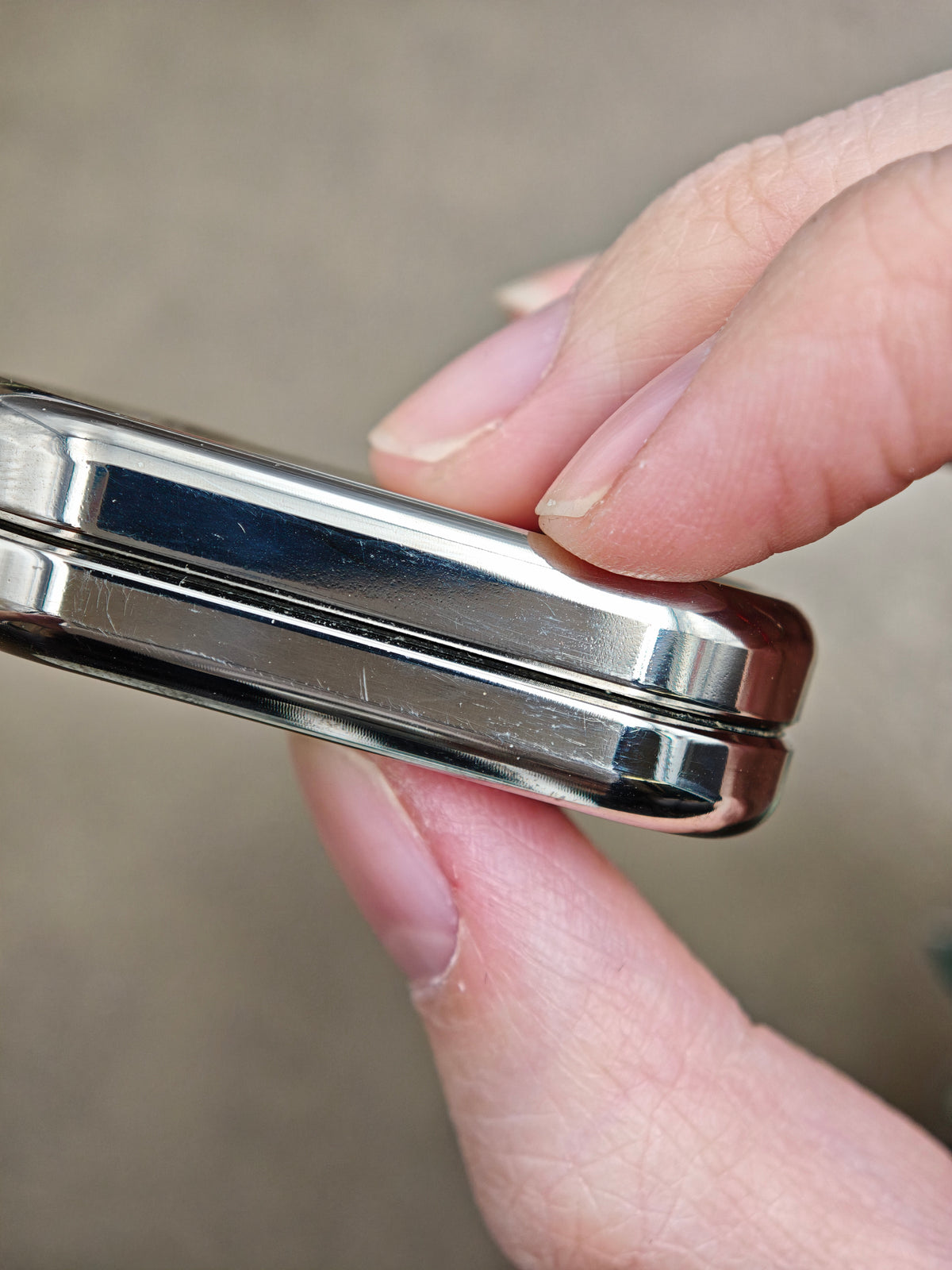 Top B Rain Titanium Polished