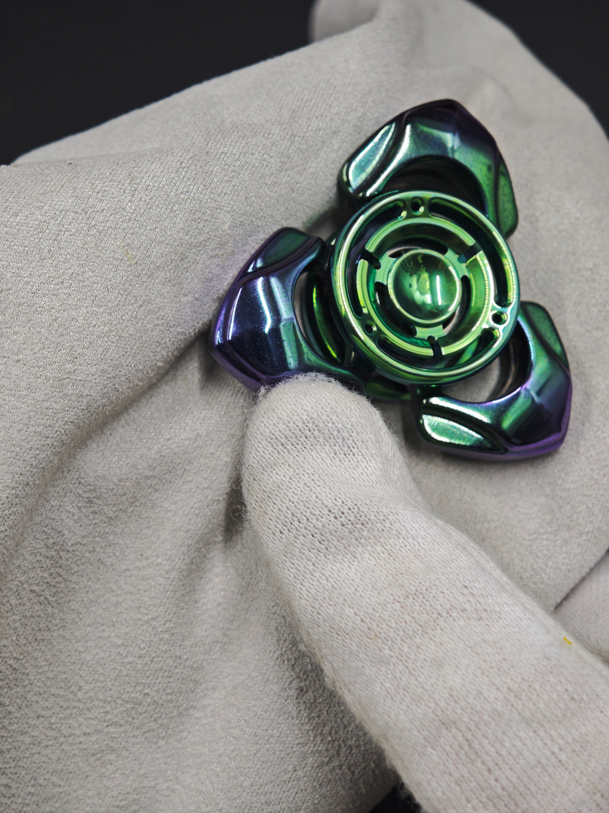 Toothless Mini Pearl White Tungsten Color-Anodized