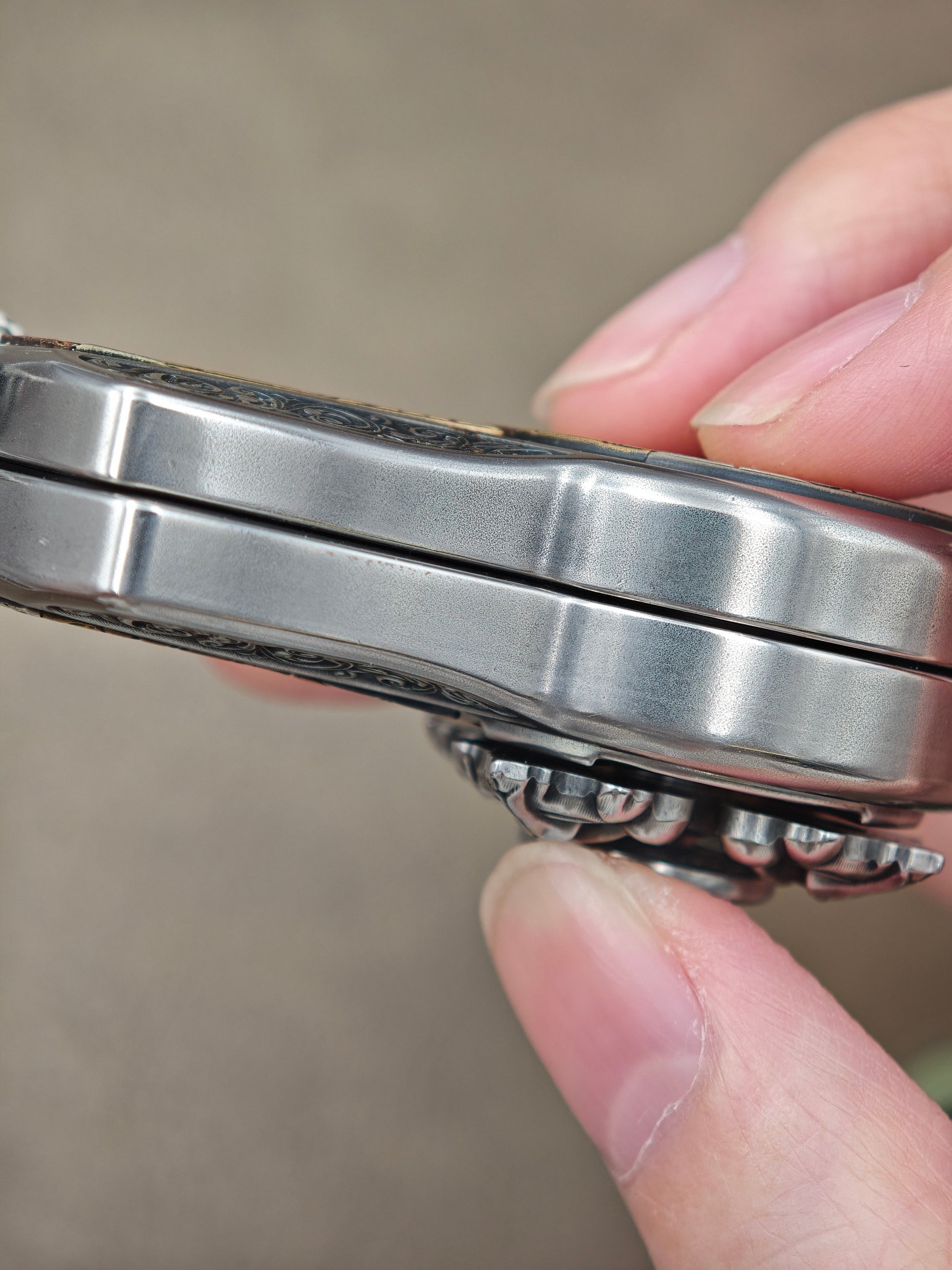 Demon Subduing Toga Tangcao Pattern Stainless Steel