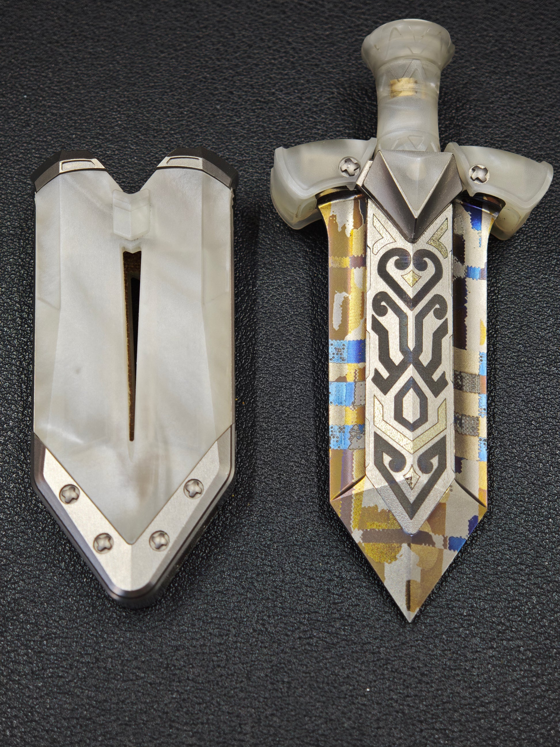 Ghost Lantern Lake Sword G10 MOP