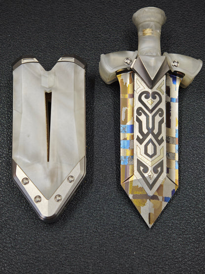 Ghost Lantern Lake Sword G10 MOP