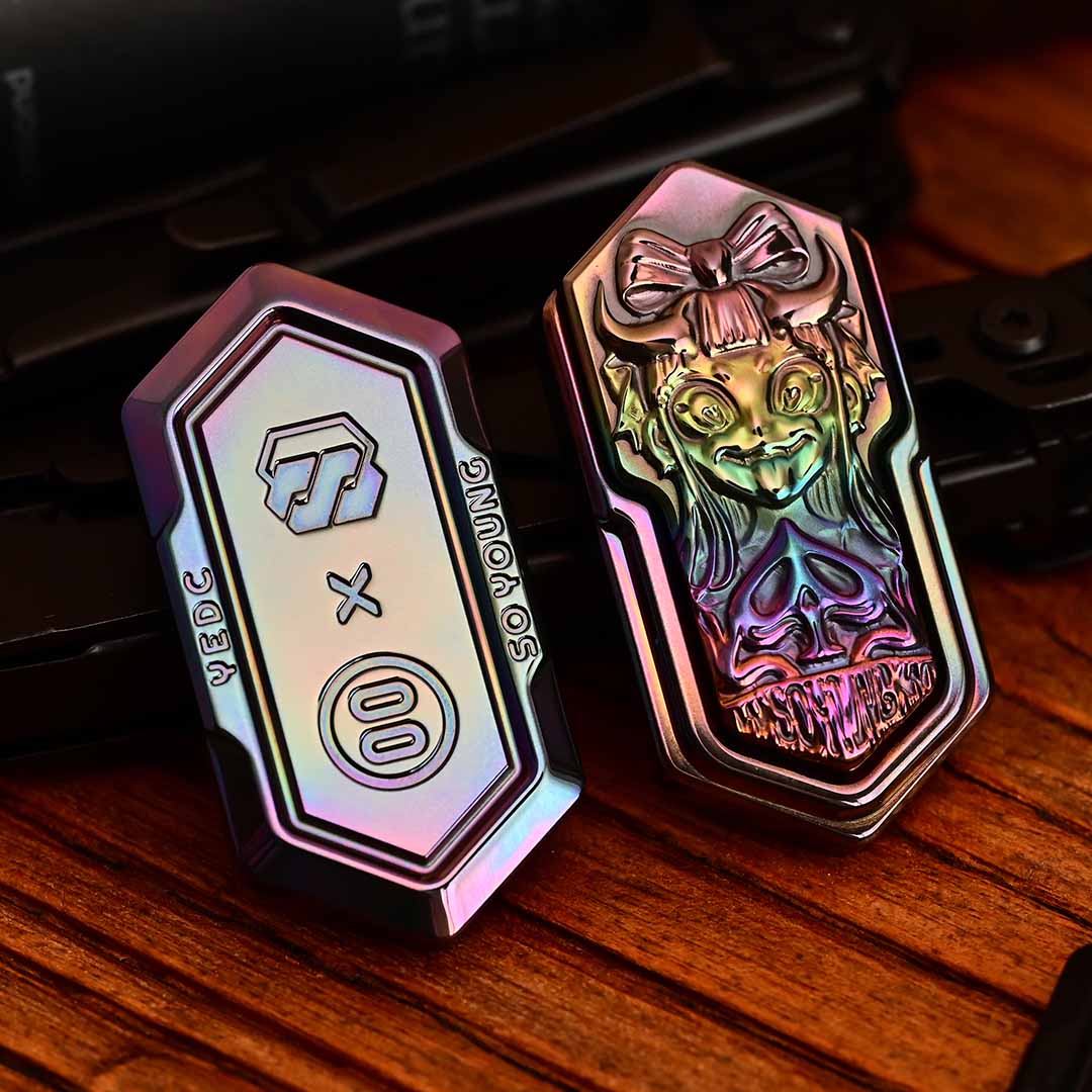 Poker Lolita Oil Slick Zirconium