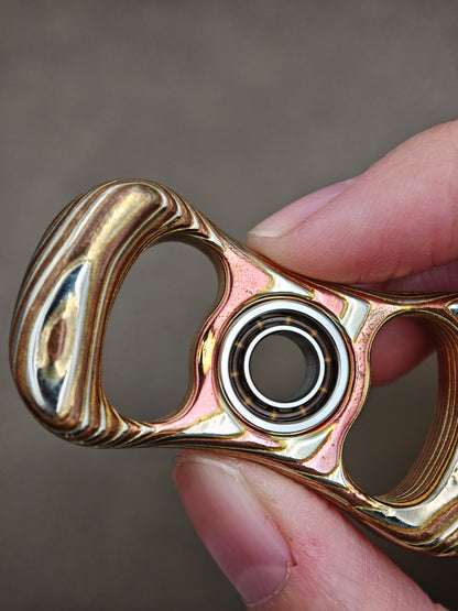Two-Leaf Horizon Mokume