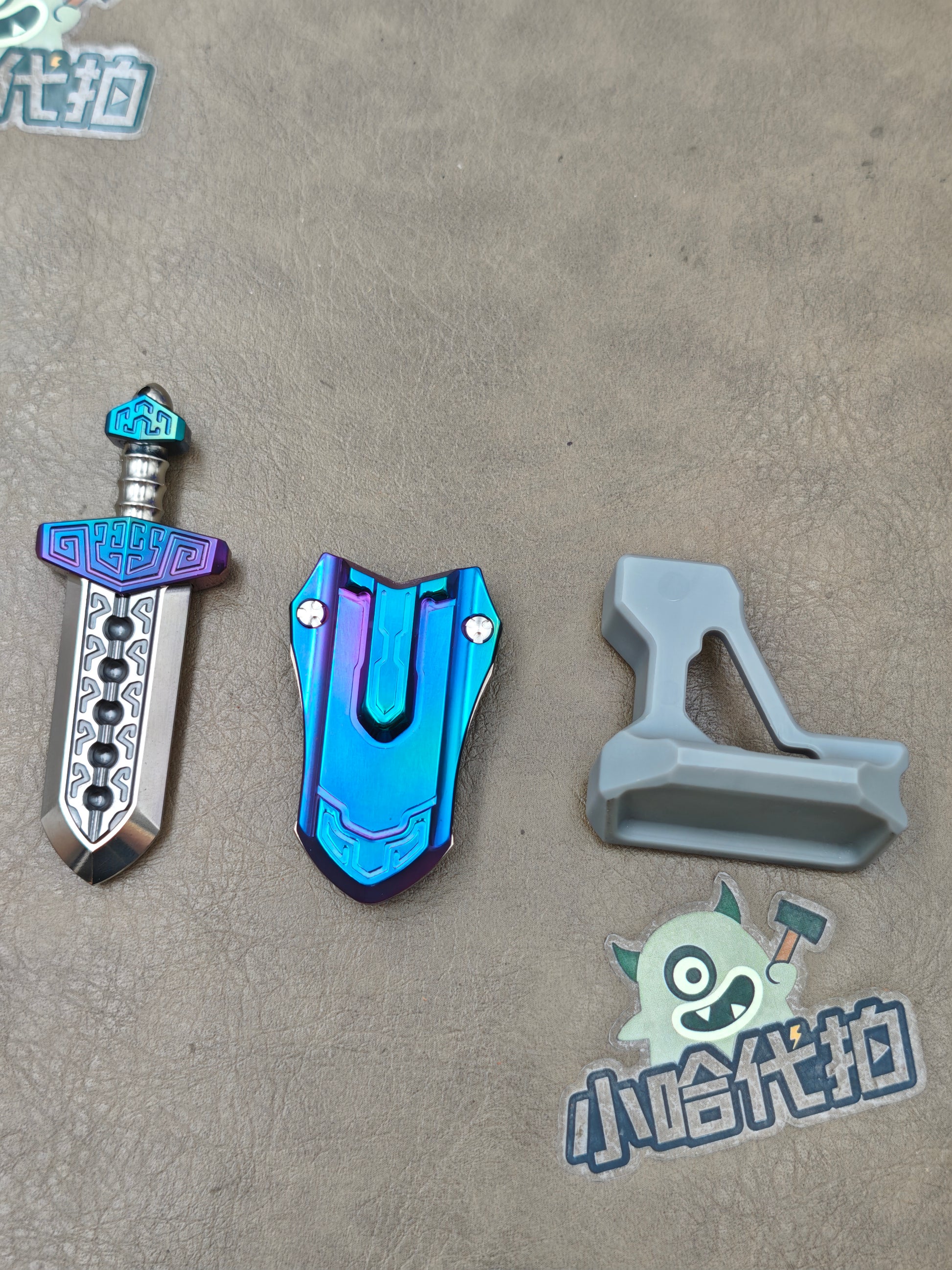 Taia Sword Zirconium Oil Slick