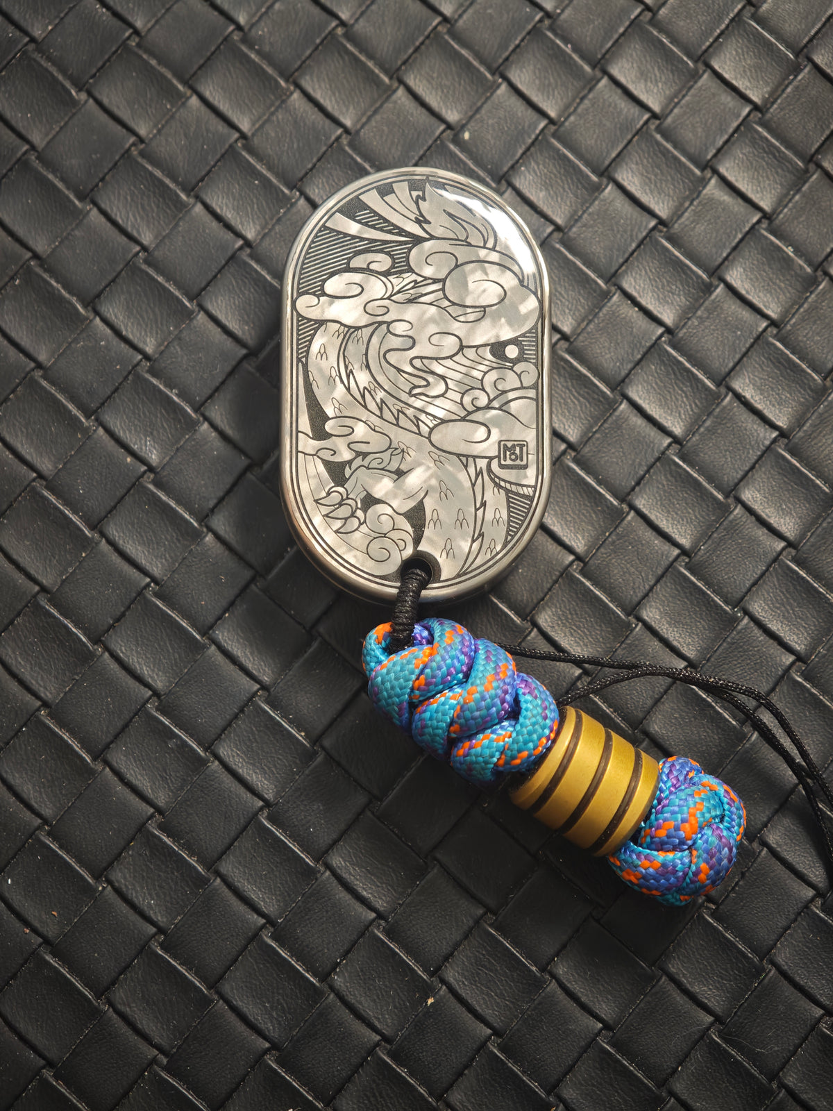 Dragon Rhythm Titanium Color-Anodized Resin-Sealed