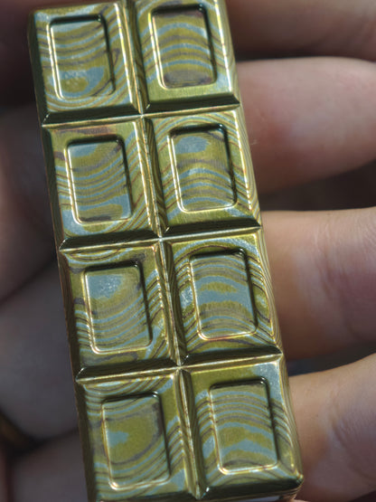 Wafer Chocolate Mokume